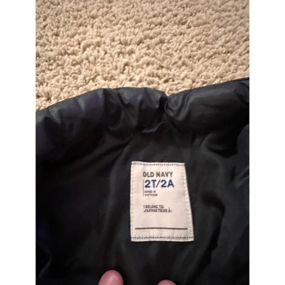 Boys/girlsOld Navy Puffer Jacket Lightweight Full‎ Zip Warm Winter Coat Size 2T